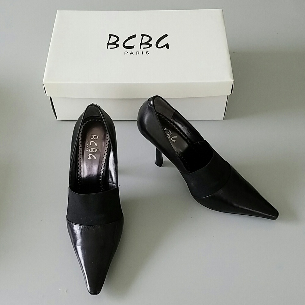 BCBG Black Stiletto Heels